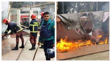 টিকিট না পেয়ে ভাঙচুর এবং কাউন্টারে আগুন দিলো দর্শকরা