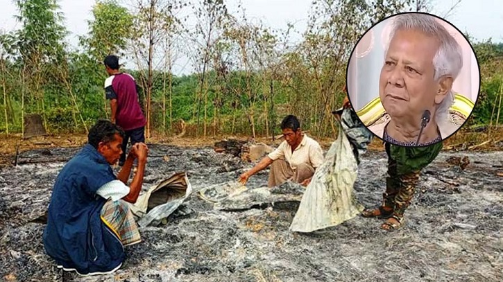 লামায় অগ্নিসংযোগের ঘটনায় প্রধান উপদেষ্টার নিন্দা